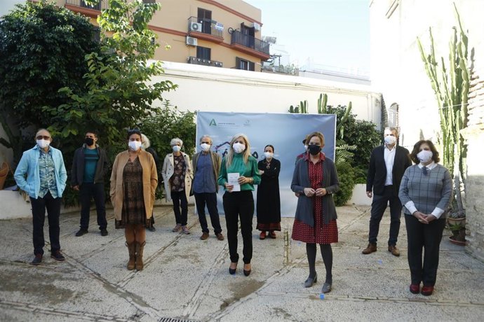 La consejera de Cultura, Patricia del Pozo, este jueves en la presentación del programa Ágora, destinado a danzas y artes escénicas.