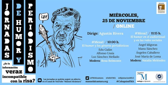 Cartel de las jornadas 'Humor y Periodismo'