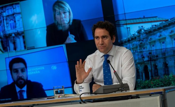 El secretario general del Partido Popular, Teodoro García Egea