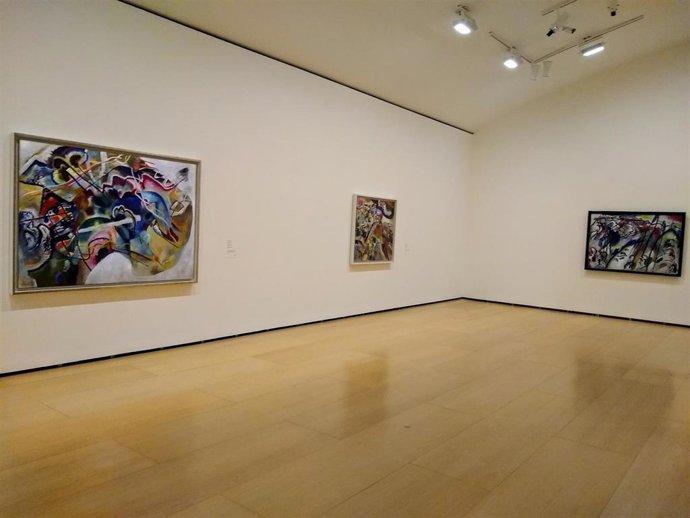 Obras de exposición sobre Kandinsky en el Guggenheim Bilbao