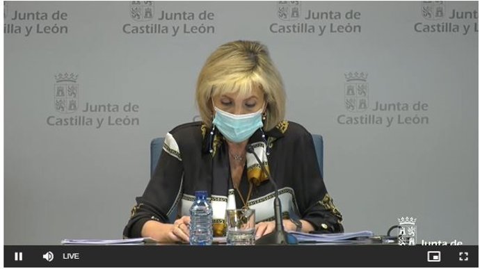 Captuta de la comparecencia de Casado tras el Consejo de Gobierno de este jueves.