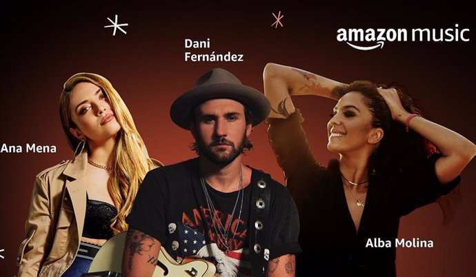Ana Mena, Dani Fernández y Alba Molina en el Amazon Black Friday