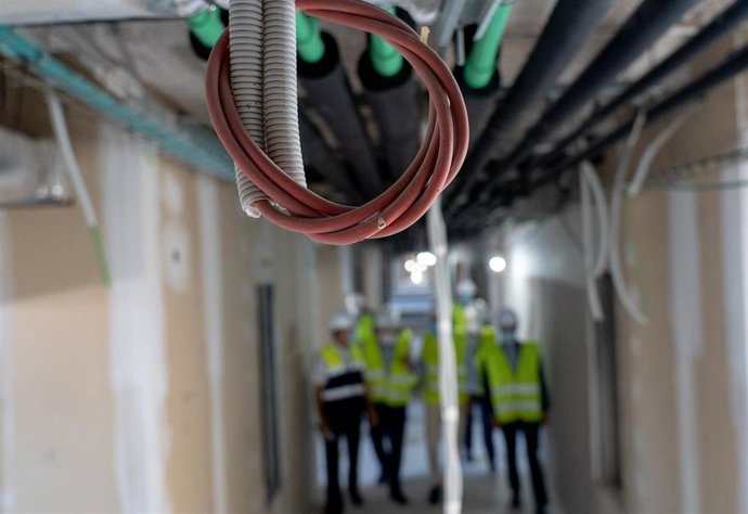 Estado de las obras en el antiguo Hospital Militar de Sevilla a 2 de septiembre del 2020