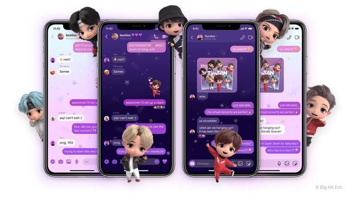 Temas de chat en Instagram.