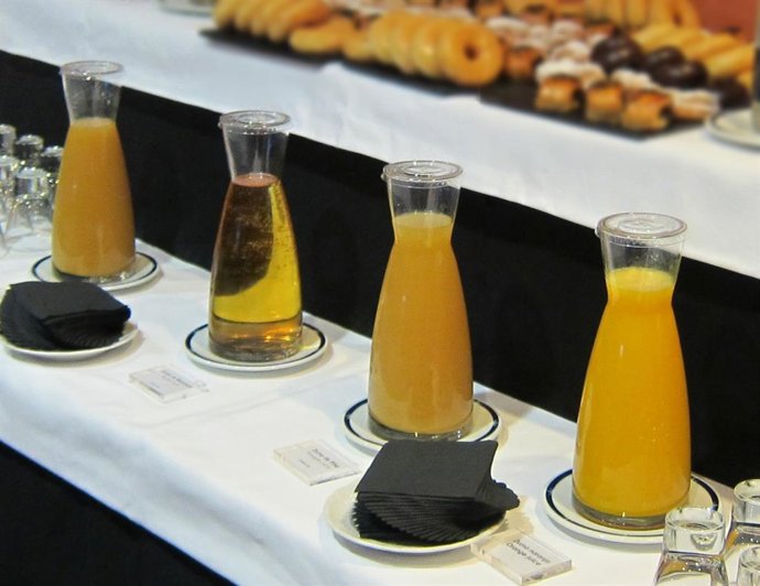 Zumo, zumos, desayuno