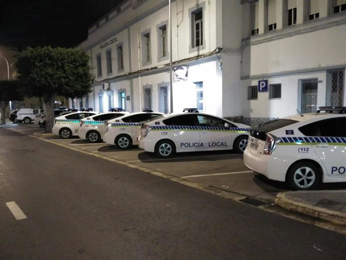 Vehículos de la Policía Local de Melilla