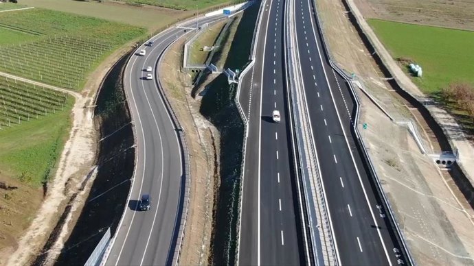 Tramo de una autopista de Sacyr en Italia