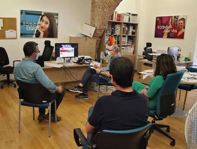 La Diputación de Badajoz presenta a la Comisión Paritaria de Formación Local el Plan de Formación Continua 2021