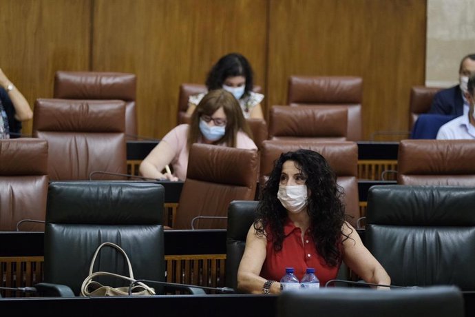 La consejera de Igualdad, Rocío Ruiz, en una imagen de archivo en el Parlamento de Andalucía.