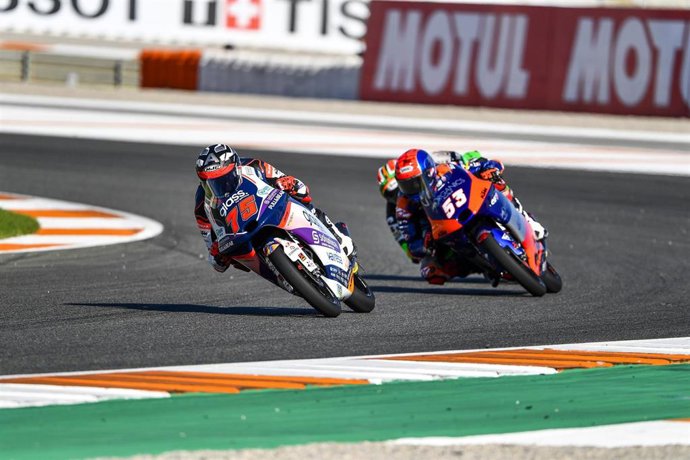 Albert Arenas (75) durante el Gran Premio de la Comunitat Valenciana 2020