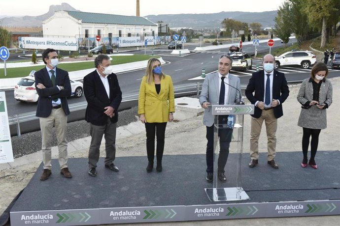 Inauguración de los accesos a Antequera desde la A-7282