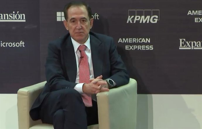 El presidente de Mapfre, Antonio Huertas, en el XI Encuentro del sector financiero organizado por KPMG y Expansión.