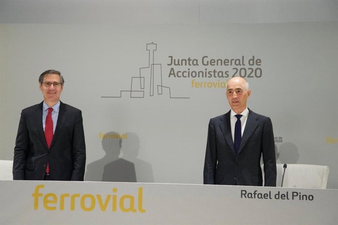 El presidente de Ferrovial, Rafael del Pino, y el consejero delegado del grupo, Ignanio Madridejos