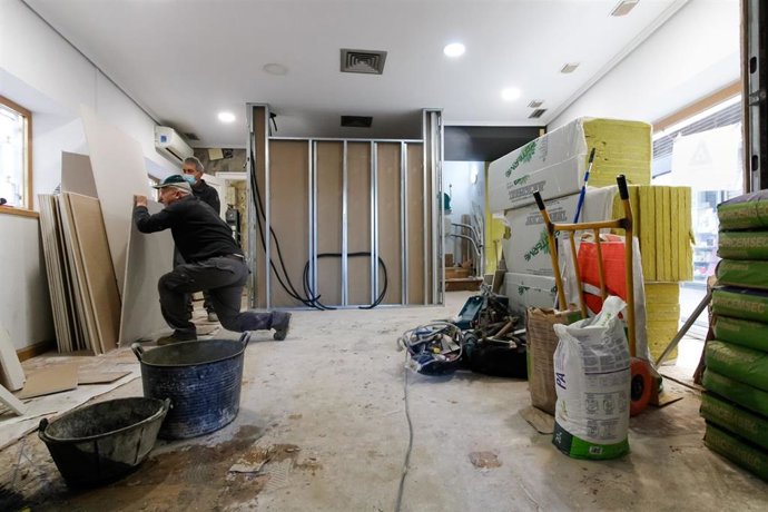 Obras en la Oficina de Turismo de Mérida