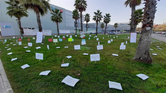 Protesta en el Hospital Infanta Sofía