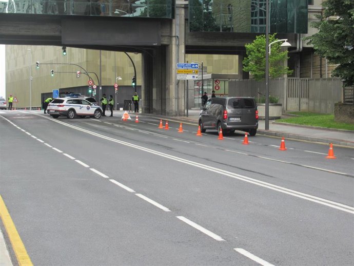 Control policial de movilidad por el Covid-19