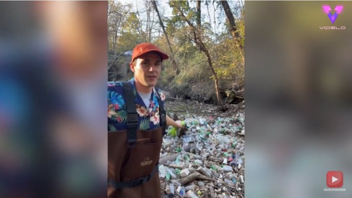 En la última década, Daniel Toben, de 32 años, ha contribuido con el medio ambiente recolectando más de 7.300 bolsas de basura