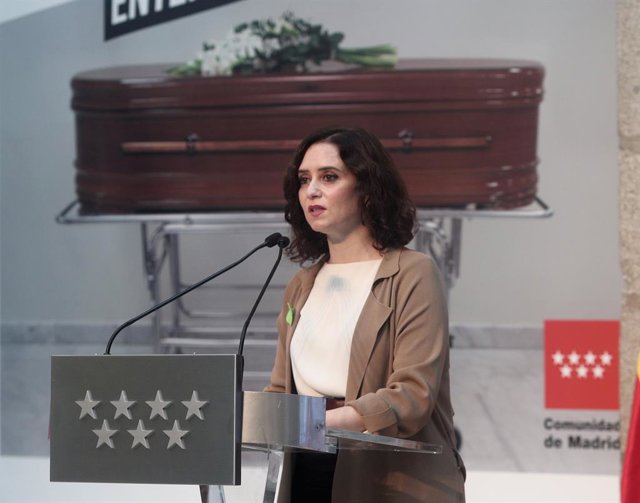 La presidenta de la Comunitat de Madrid, Isabel Díaz Ayuso.