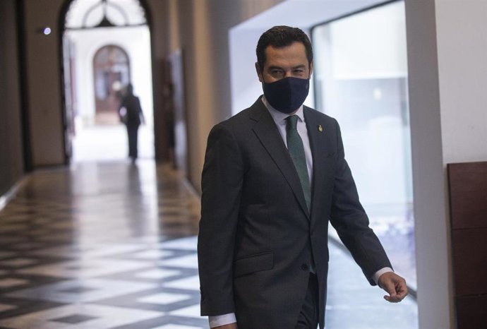 El presidente de la Junta de Andalucía, Juanma Moreno