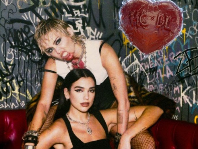 Miley Cyrus y Dua Lipa, un auténtico dúo musical de lujo