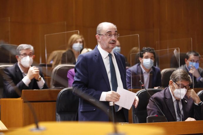 El presidente del Gobierno de Aragón, Javier Lambán.