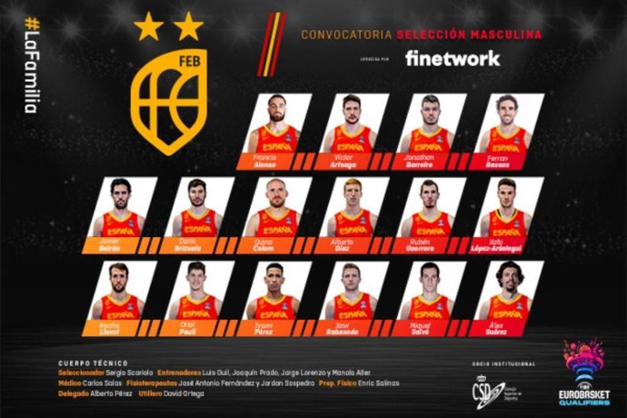 Lista de España para la próxima ventana