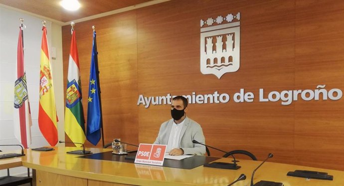 El portvoz del Grupo Municipal del PSOE en el Ayuntamiento de Logroño, Iván Reinares