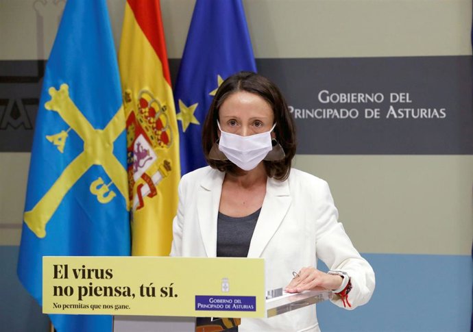 La portavoz del Gobierno del Principado y consejera de Derechos Sociales y Bienestar, Melania Álvarez