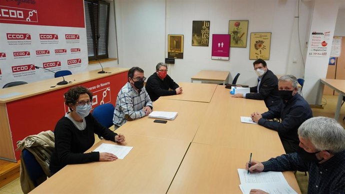 Firma del convenio agropecuario de Navarra