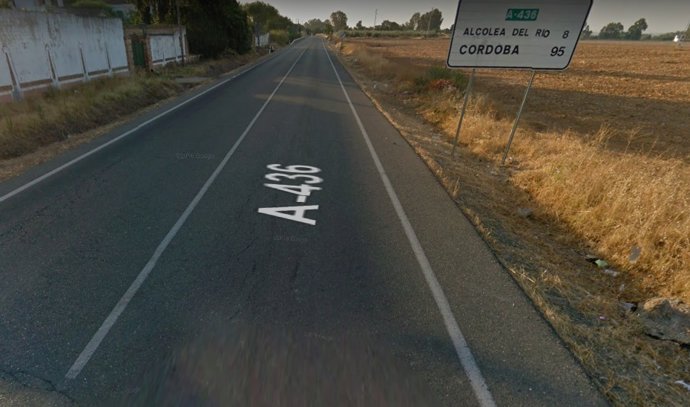 Vía en la que se ha producido el accidente