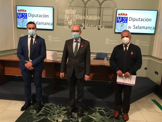 Antonio Labrador (I), Javier Iglesias y Román Hernández