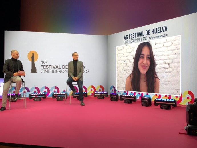 La actriz Macarena García, Premio Luz del Festival de Cine Iberoamericano de Huelva.