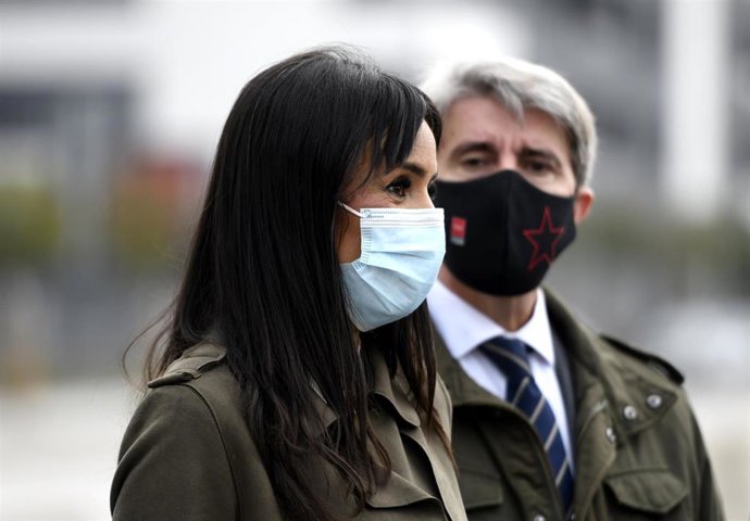 La vicealcaldesa de Madrid, Begoña Villacís y el consejero de Transportes, Movilidad e Infraestructuras de la Comunidad de Madrid, Ángel Garrido, visitan El Cañaveral 