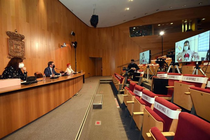 Acto virtual con escolares por el Día de la Infancia