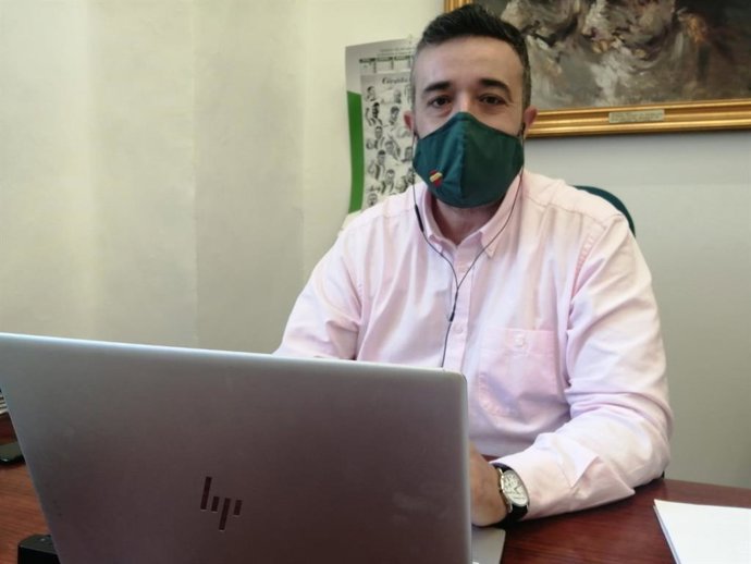 El portavoz de Vox en la Diputación de Córdoba, Rafael Saco, en una imagen de archivo.