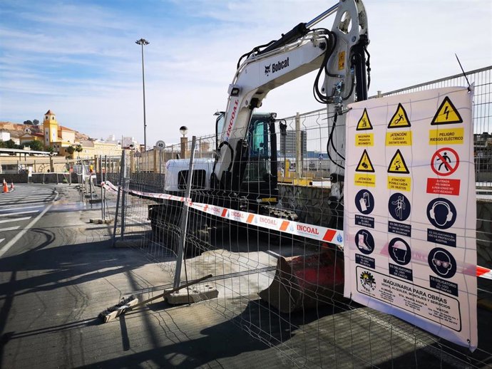 Obras en los accesos al puerto de Almería por Pescadería