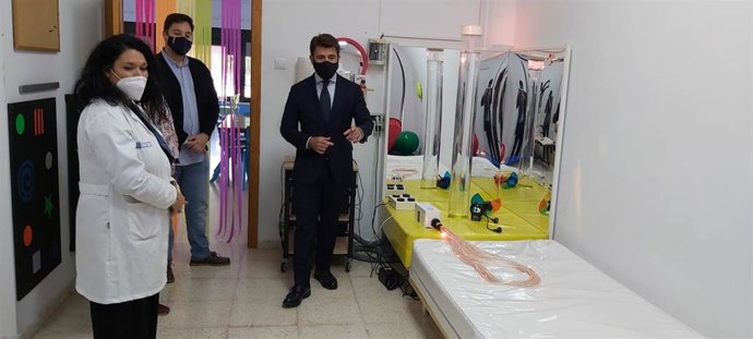 Visita de Pérez al Centro de Educación Especial San Pelayo