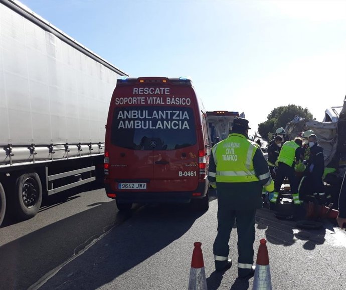 Imagen del accidente.