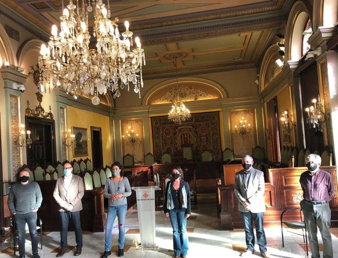 Presentación de las ganadoras de los premios literarios de Lleida