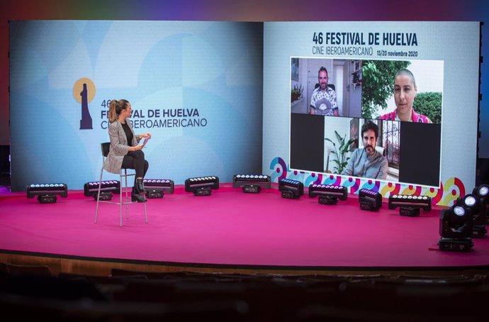 Imagen de la rueda de prensa de los ganadores de la 46 edición del Festival de Cine Iberoamericano de Huelva.