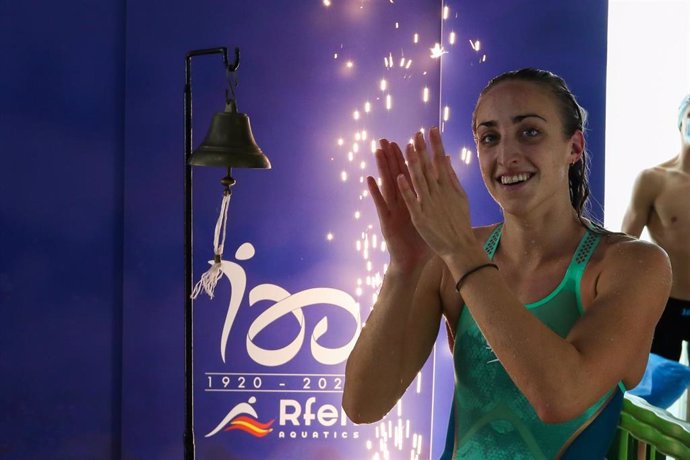 La nadadora española Lidón Muñoz, récord de España de 100 estilos