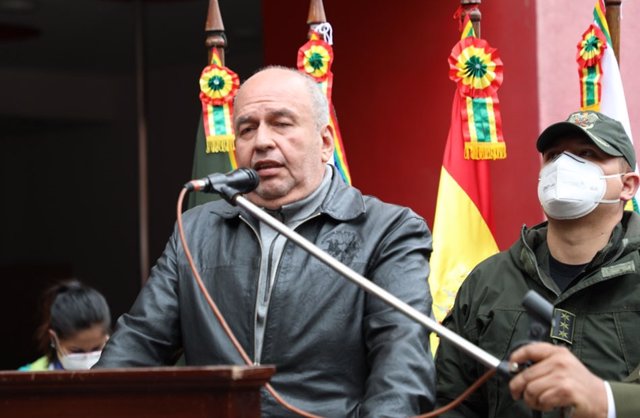 El exministro de Gobierno de Bolivia Arturo Murillo