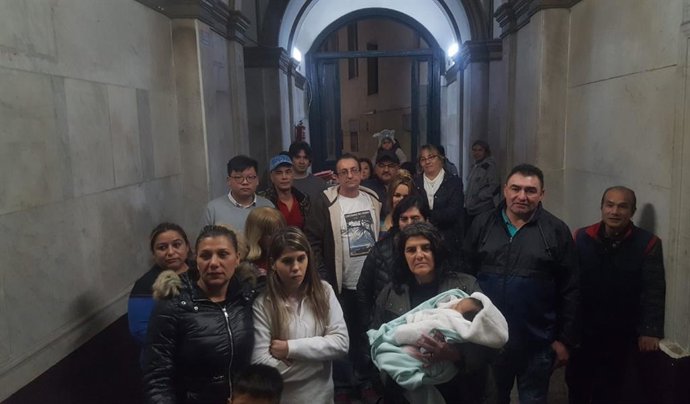 Imagen de inquilinos del Palacio de la Infanta Carlota.