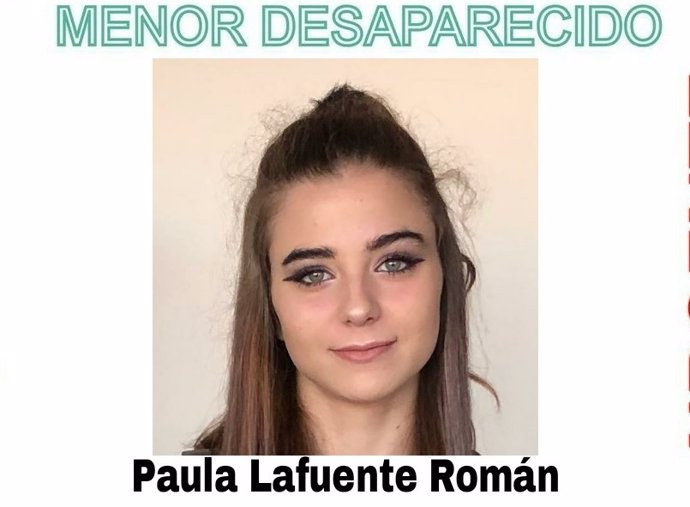 Paula Lafuente Román, joven de 16 años de edad desaparecida en Vigo el 9 de noviembre