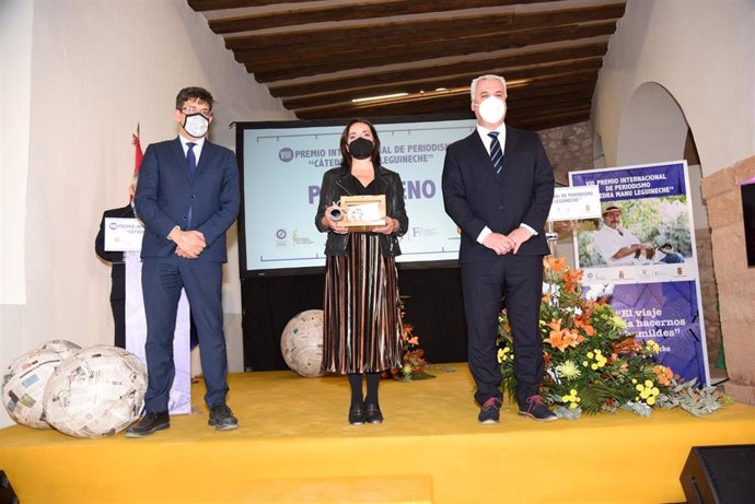 Acto entrega VIII Premio Manu Leguineche a la periodista Pepa Bueno