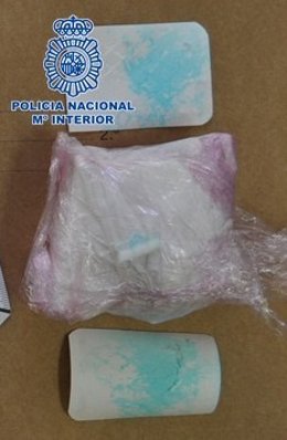 Cocaína intervenida en Baza