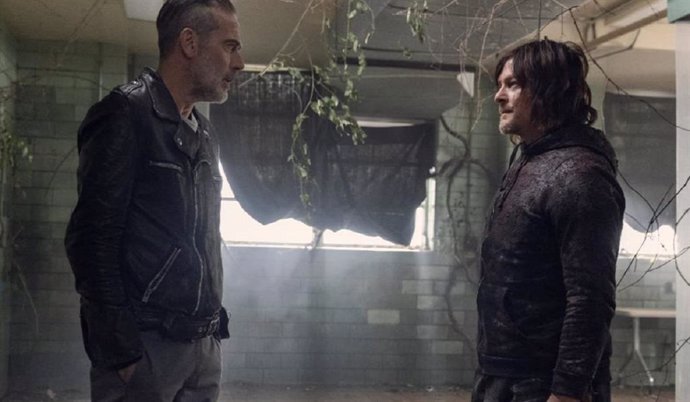 Negan y Daryl en The Walking Dead