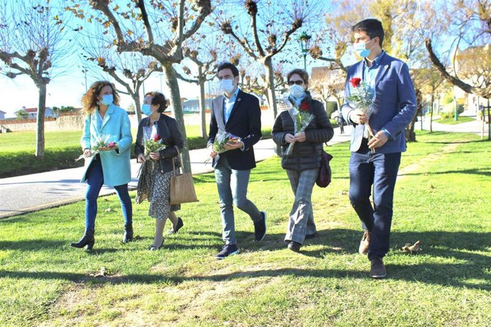 Homenaje PSOE Santander a Ernest Lluch por el  aniversario de su asesinato por ETA