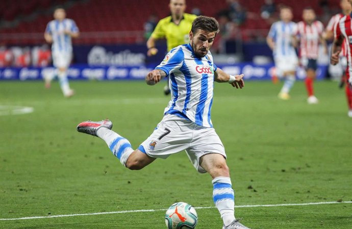 El jugador de la Real Sociedad Portu