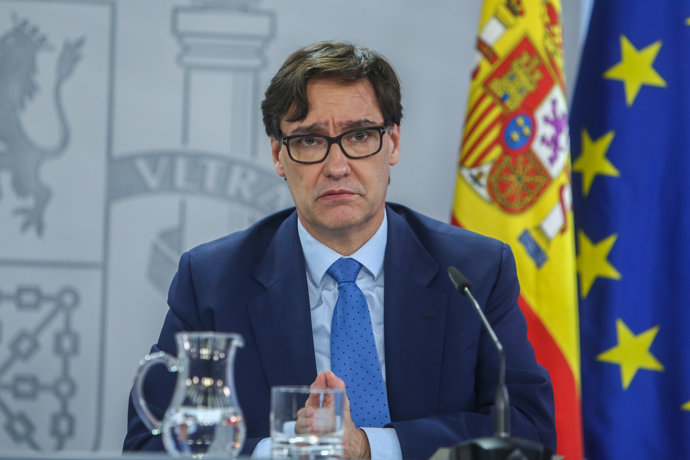 El ministro de Sanidad, Salvador Illa